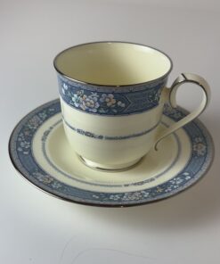 Blue Ribbon Tea Moment (Noritake “Randolph” Cup & Saucer)