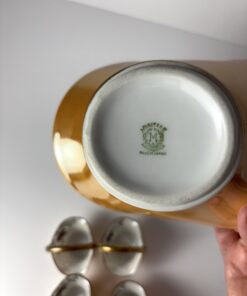 Alternative view of Golden Hour Sips Set (Vintage Noritake Lusterware + 5 Cups)