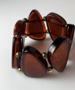 Alternative view of Amber Glow Statement Bracelet
