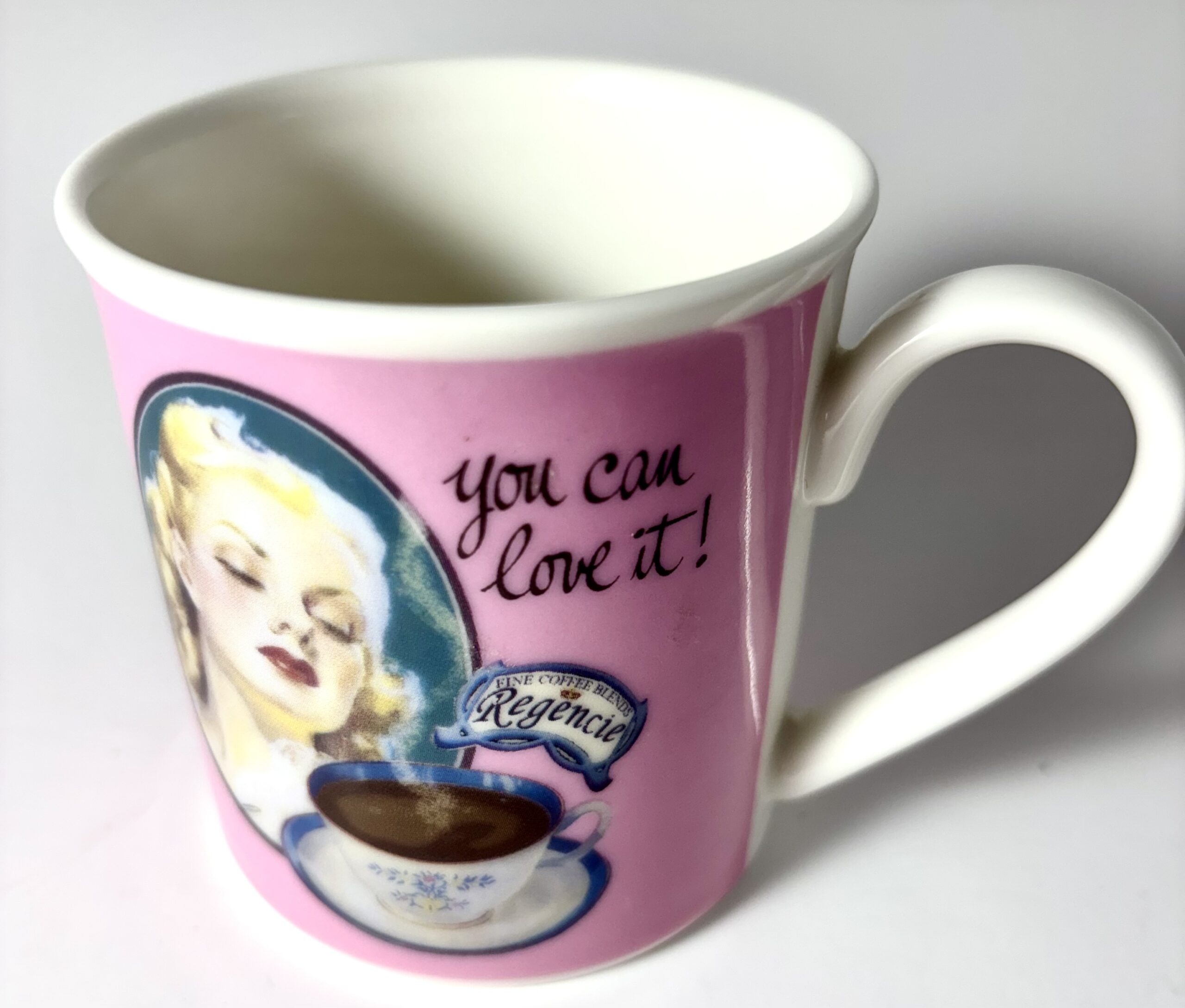Villeroy & Boch “You Can Love It!” Pink Coffee Mug - Image 2