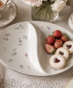 Vintage Sango “Bouquet” Divided Serving Plate