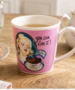Villeroy & Boch “You Can Love It!” Pink Coffee Mug