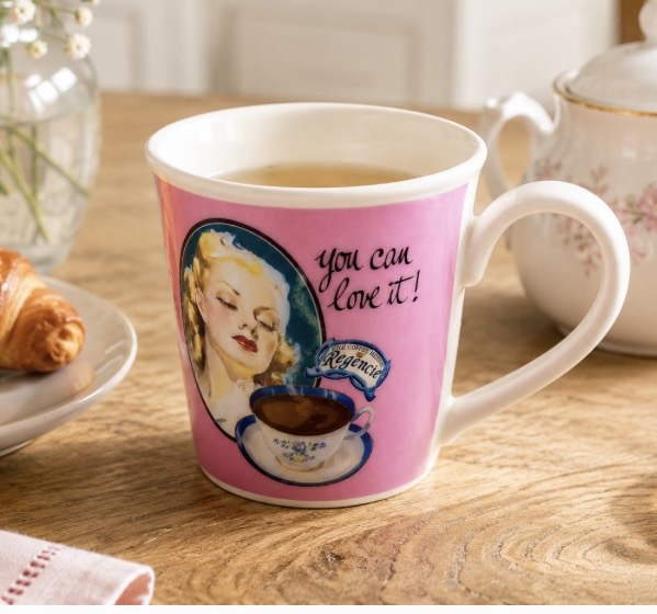 Villeroy & Boch “You Can Love It!” Pink Coffee Mug