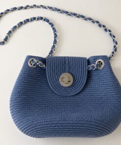 Alternative view of Blue Woven Summer Purse
