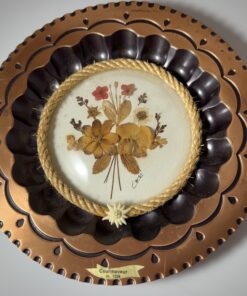 Alternative view of Pressed Alpine Flower Copper Wall Hanging