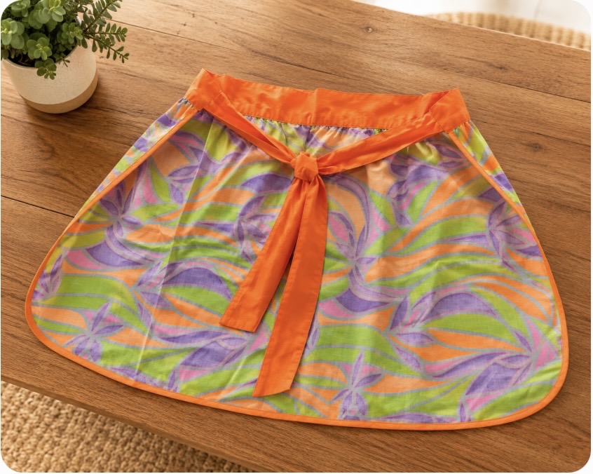 Handmade Tropical Waist Apron - Image 3