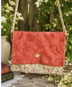 Handcrafted Floral Crossbody Purse