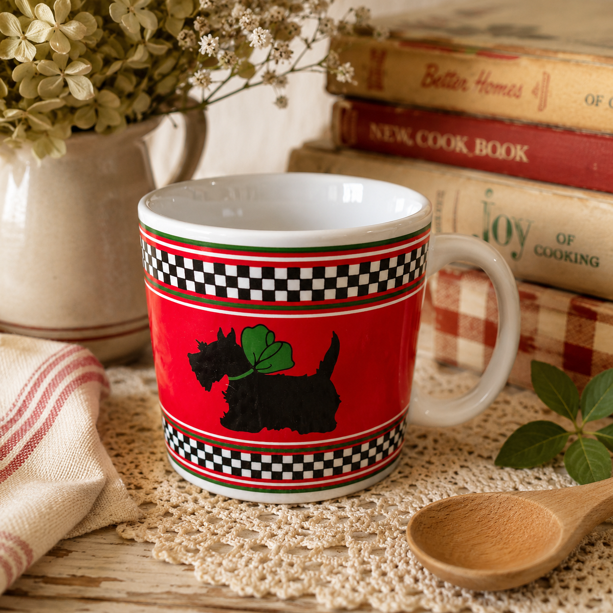 Vintage Scottie Dog Mug