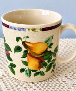 Sakura Sonoma Fruit Stoneware Mug by Oneida