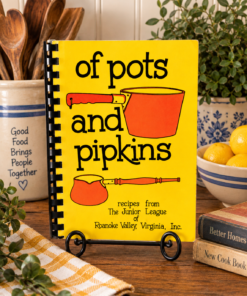Vintage 1975 “Of Pots and Pipkins” Junior League Virginia Cookbook
