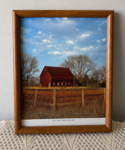 Alternative view of Ruoff Barn Gardiner New York Framed Print