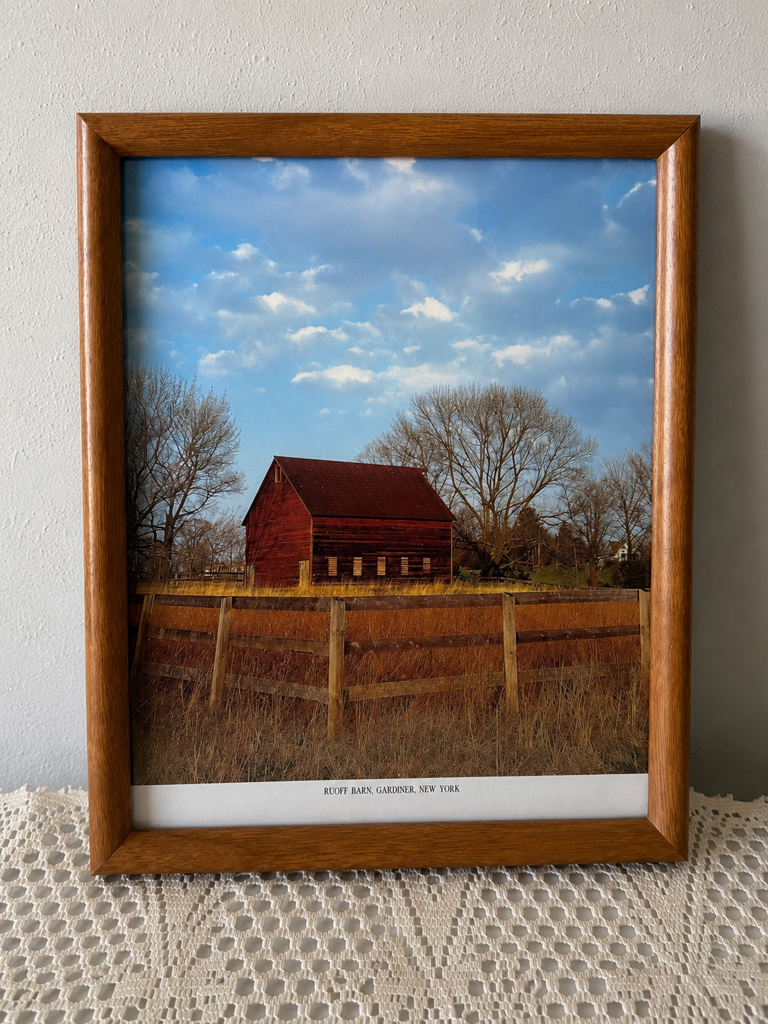 Ruoff Barn Gardiner New York Framed Print - Image 2