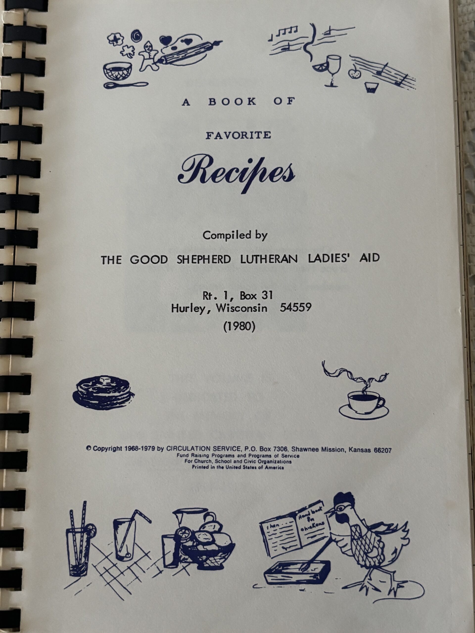 1980 Good Shepherd Lutheran Church Cookbook - Image 3
