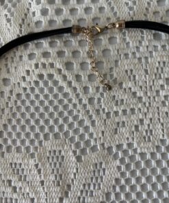 Alternative view of Black & Gold Circle Statement Necklace