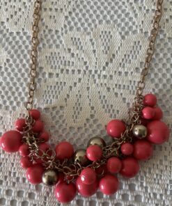 Alternative view of Hot Pink Statement Bead Necklace