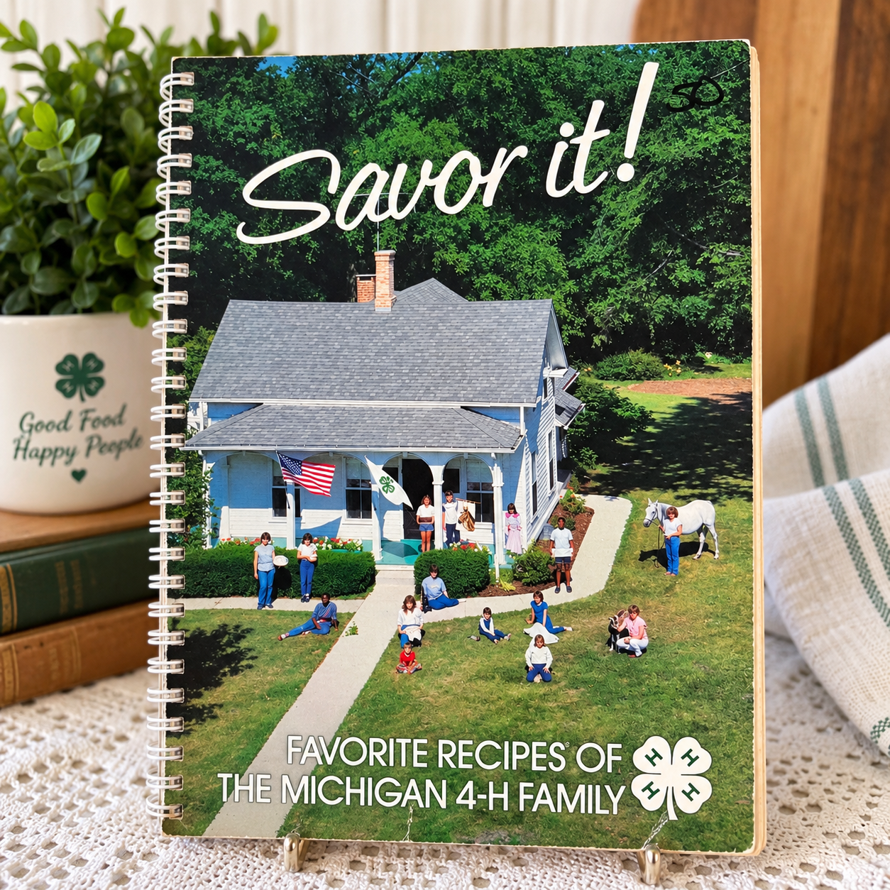 1985 Savor It! Michigan 4-H Family Cookbook
