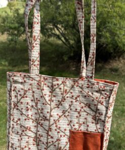 Alternative view of Handmade Quilted Bird & Berry Fall Tote