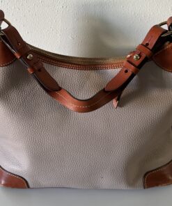 Alternative view of Dooney & Bourke Taupe Pebbled Leather Shoulder Bag